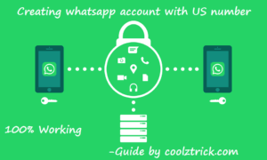 Creating whatsapp account with US number