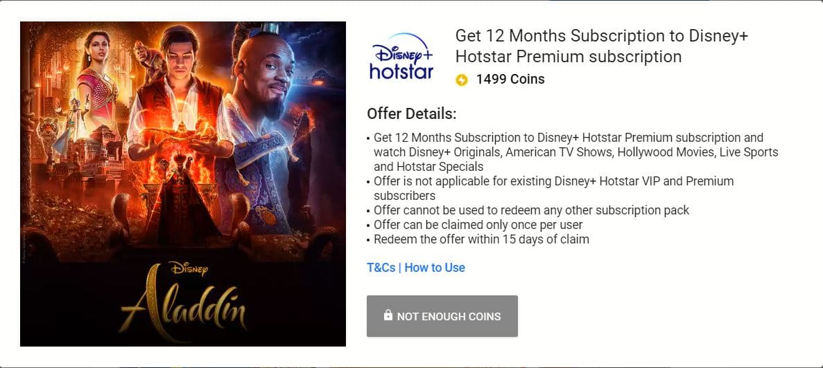 Hotstar Premium Subscription Free