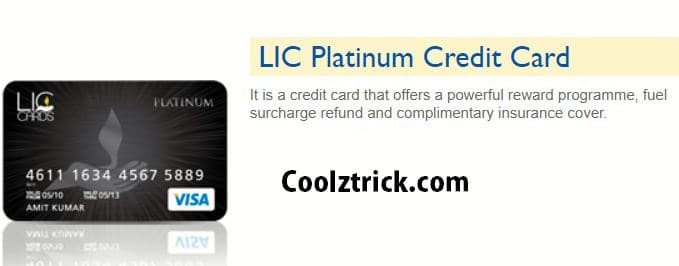 LIC Free Credit Card