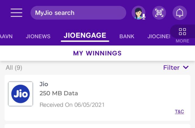 Jio Free Data Offers