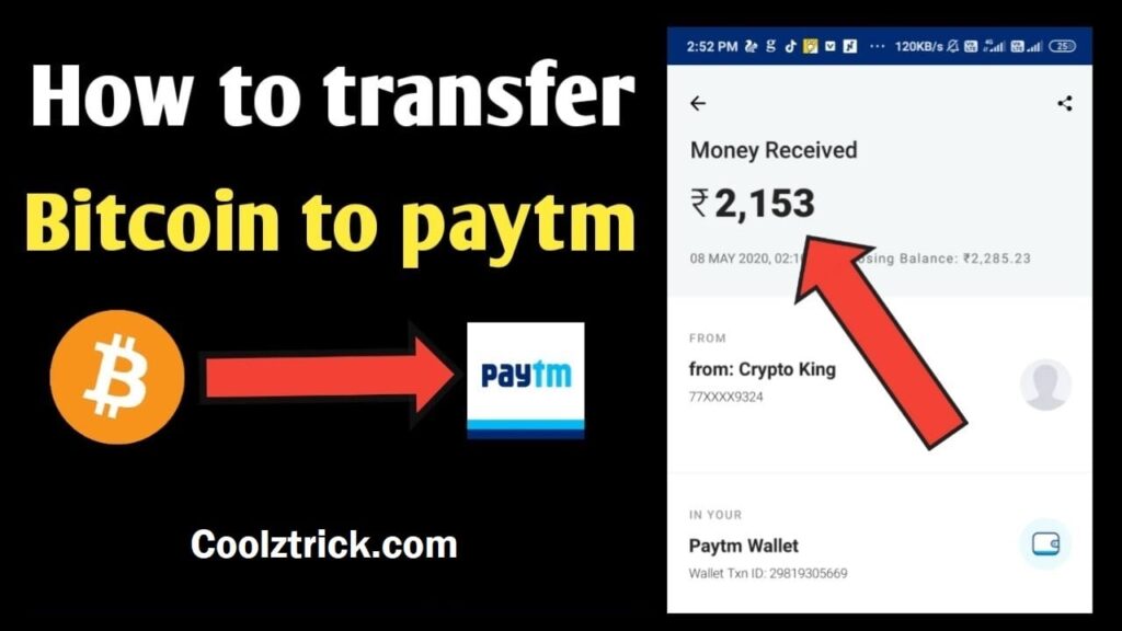 how to transfer bitcoin from blockchain to paypal
