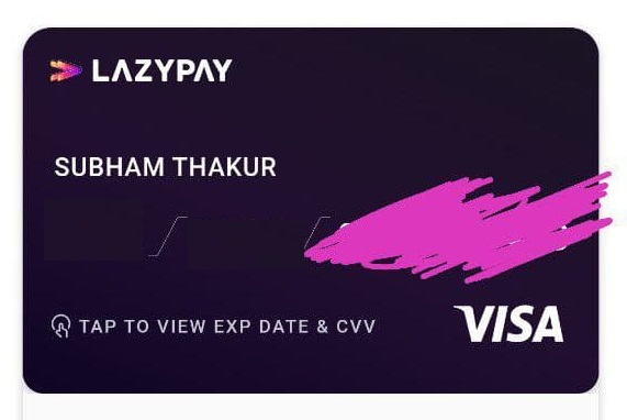 LazyPay Card